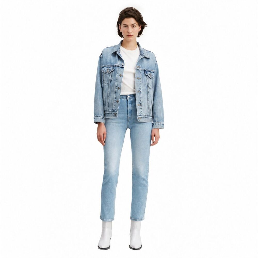 Levi's 501 Original Fit Light Wash Jeans 25x30